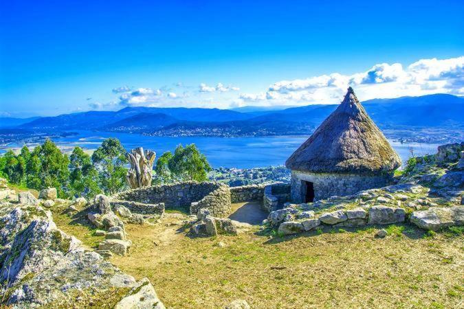 Appartamento Atico Laxe Grande A Guarda Esterno foto